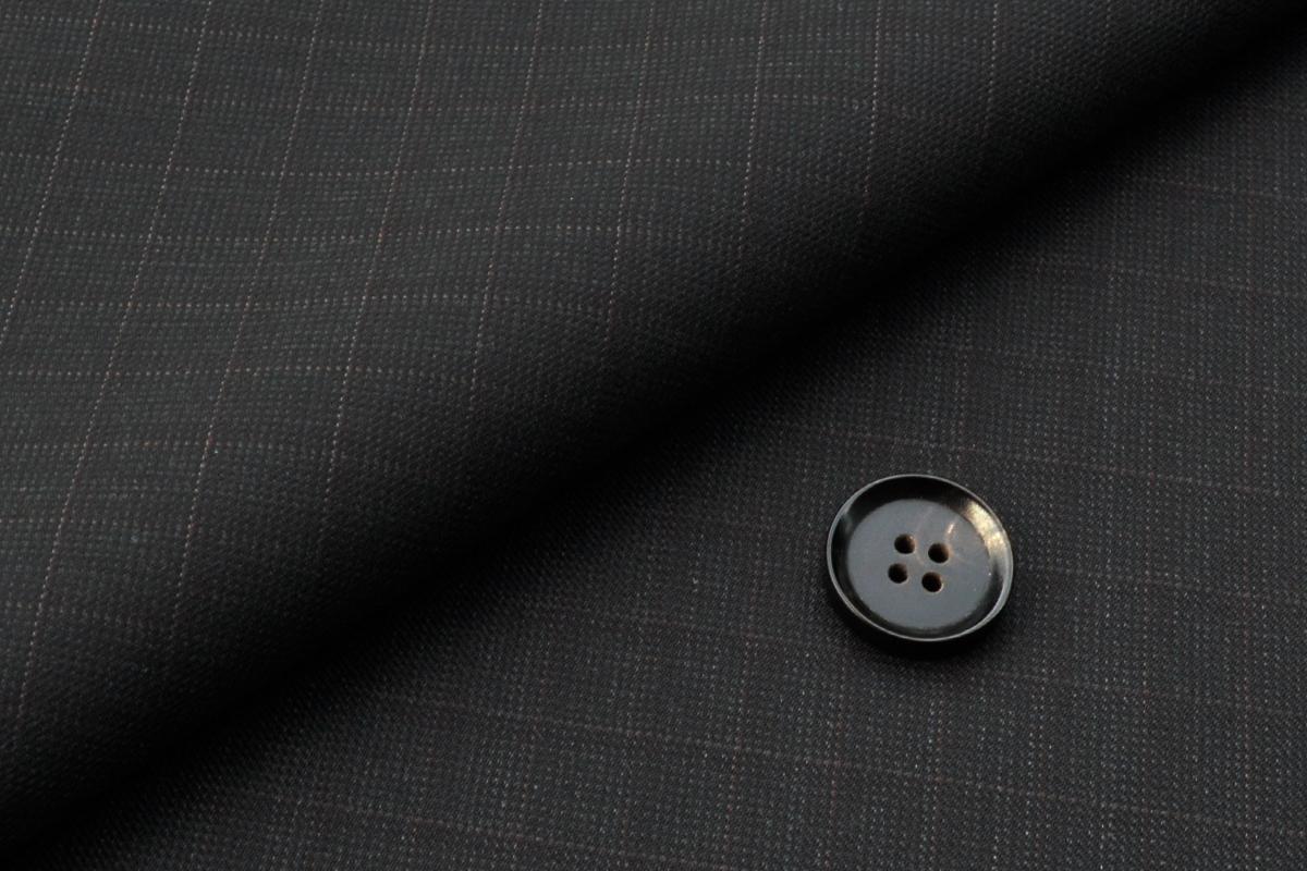 [オーダーレディーススーツ スカートセット]ブラック×チェック柄で暖かい雰囲気が魅力的！