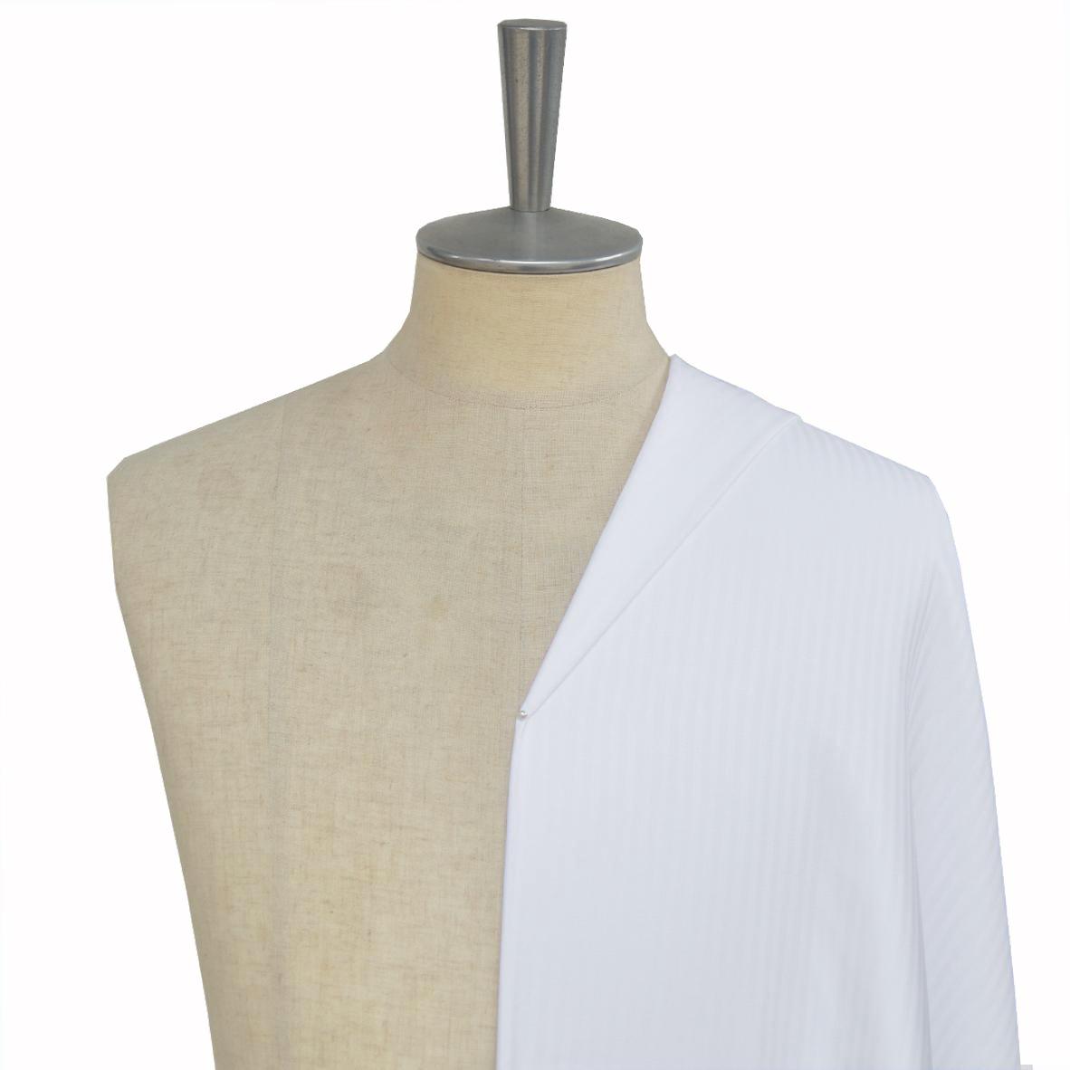 [オーダーシャツ]ヘリンボーン柄×白シャツで上品な雰囲気を。
