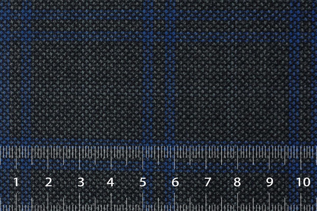 [オーダーレディーススーツ スカートセット]【Super130】ブルーラインが印象的な一枚