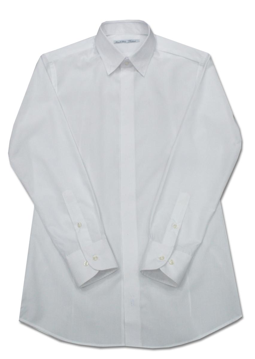 [オーダーシャツ]地球に優しいテンセル素材を使った白シャツ